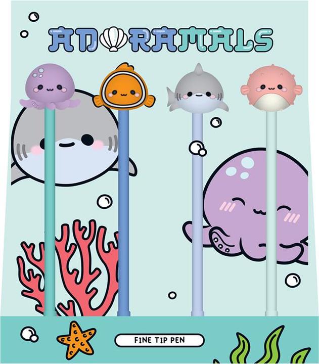 Immagine prodotto Puckator Adoramals Sealife Animali Marini Penna a sfera a punta fine