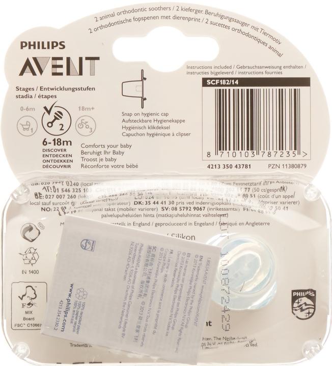 Immagine prodotto Philips Avent piccoli animali (2 x, 6 - 18 M.)