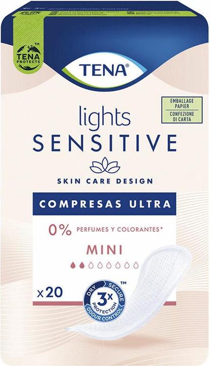 Produktbild Tena Normal-Binden Lights Sensitive Mini 20 Stück (ANC, Kabelgebunden)