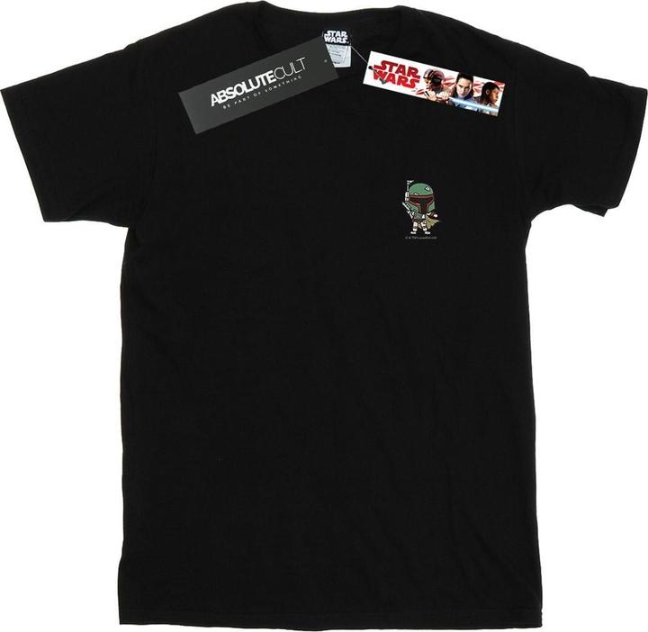 Actual product image Star Wars Mens Boba Fett Chest Print T-Shirt (3XL)