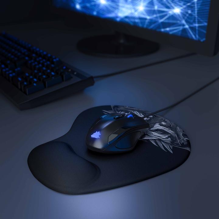 Actual product image Titanwolf Gaming Mouse Pad, Gel Office Mouse Mat, Wrist Rest / Wrist Pad