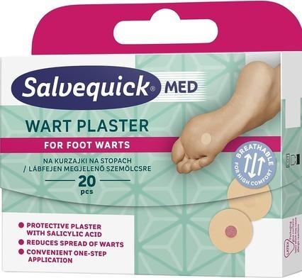 Productafbeelding Salvequick Wratpleister plakjes voor wratten 20st. (20 x)