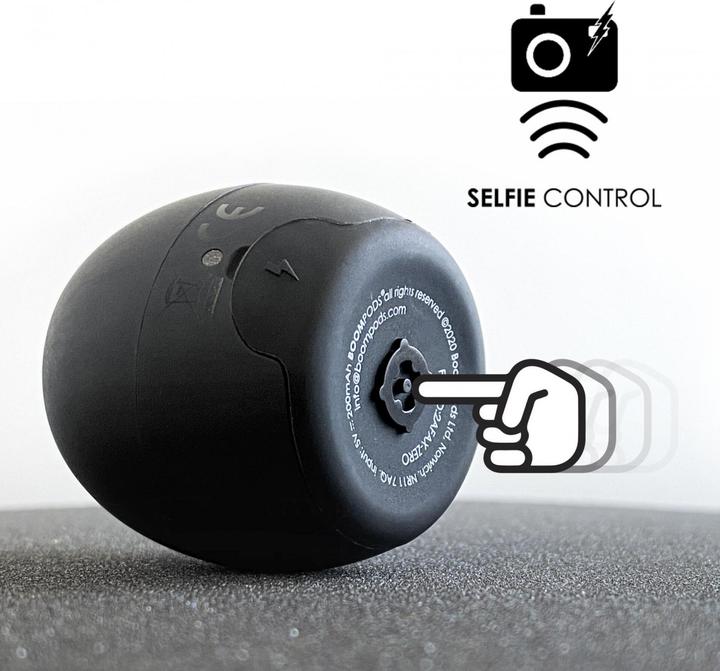 Actual product image Boompods Zero Bluetooth® Speaker Handsfree, Shockproof, Waterproof Black (5 h, Rechargeable battery operated)