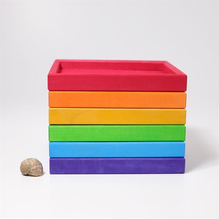 Image du produit Grimm's 10134 Kit cadre en bois arc-en-ciel