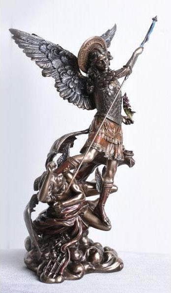 Produktbild Palazzo Skulptur Erzengel Michael kämpft gegen Lucifer