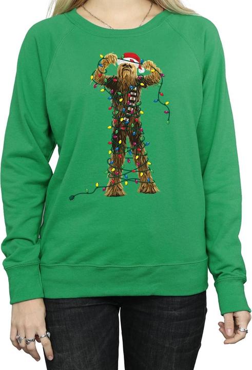 Produktbild Star Wars Chewbacca Christmas Lights Sweatshirt (L)
