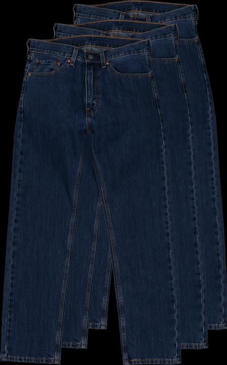 Levis 505 Jeans Straight Fit dark stonewash 3-Pack