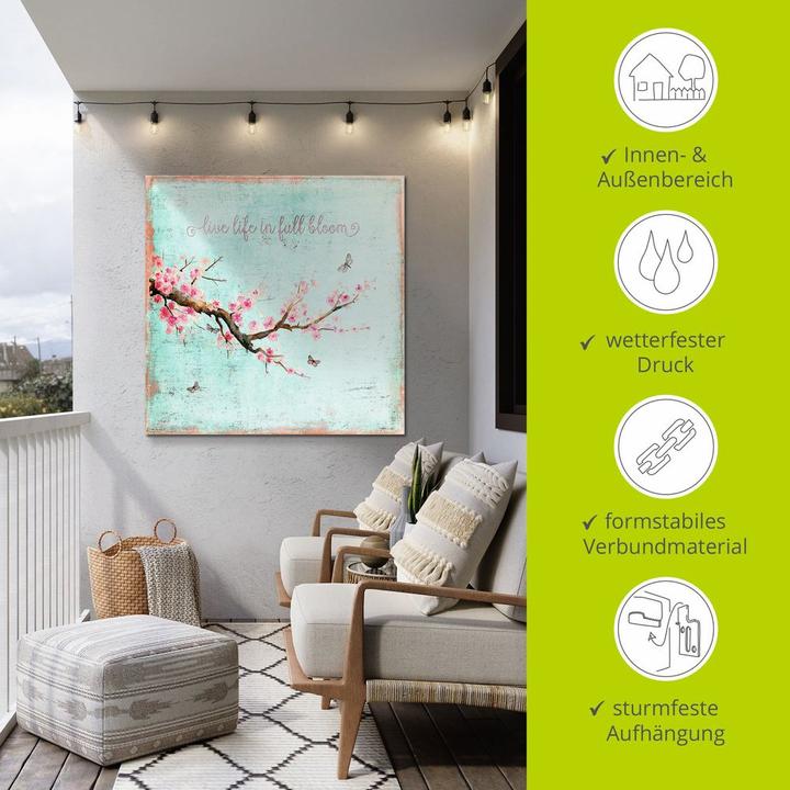 Immagine prodotto Artland Pellicola murale, fiore di ciliegio autoadesivo Q3PH (30x30 cm)