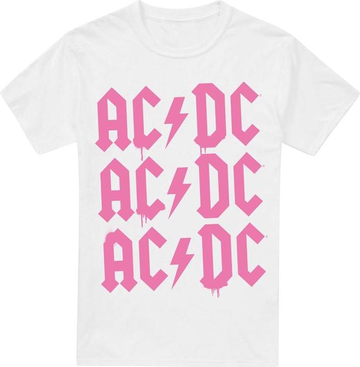 Actual product image AC/DC Mens Repeat Logo T-Shirt (M)