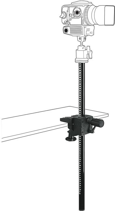 Manfrotto 131TC, bras accessoire 72cm, avec pince de table (Pince de pied)