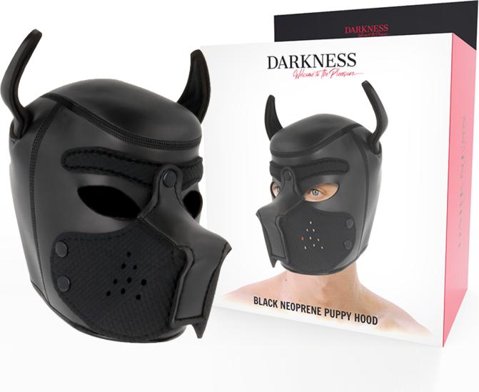 Immagine prodotto Darkness Maschera per cani "Puppy Hood" con museruola rimovibile