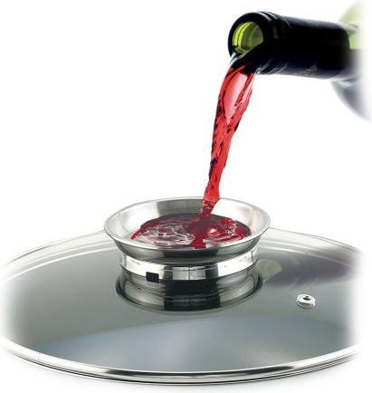 Actual product image Pensofal Glass Lid Aroma Knob 28cm 9366 (28 cm, Glass, Metal)