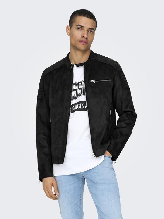Produktbild Only & Sons Onsgus Faux Suede Racer Jacket Otw Noos (XL)