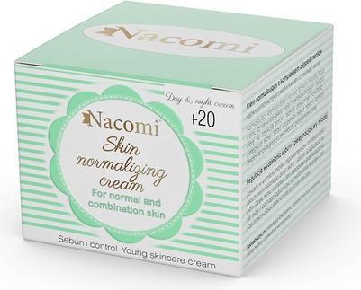 Nacomi NACOMI Silk Normalizing Cream krem normalizujacy 20+ na dzień i na noc 50ml (50 ml, 24h Creme)