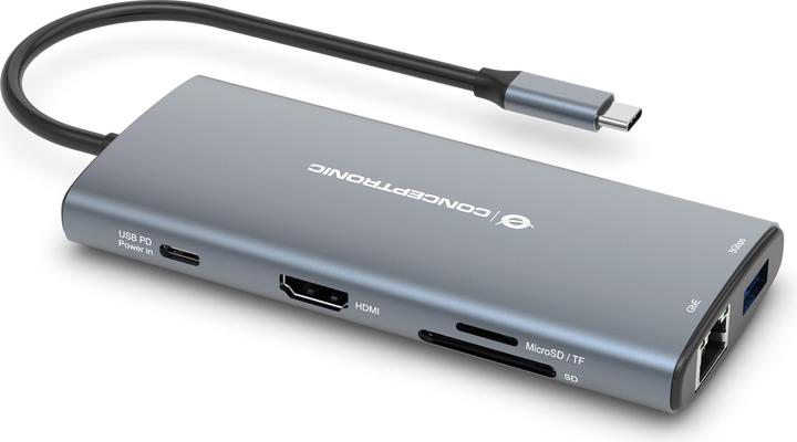 Actual product image Conceptronic USB Typ-C auf HDMI/USB 3.0/ USB Typ-C (USB-C, 1 Ports)