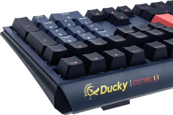 Produktbild Ducky One 3 Cosmic Blue Gaming Tastatur, RGB LED - MX-Blue (DE, Kabelgebunden)