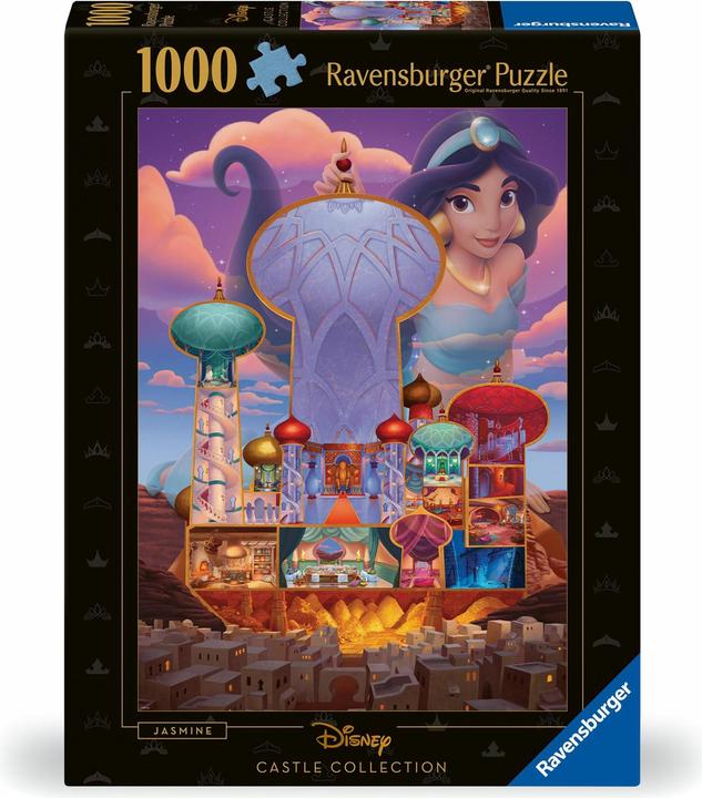 Immagine prodotto Ravensburger Puzzle 12000258 - Jasmine - Puzzle da 1000 pezzi della Collezione Castello Disney per adulti (1000 pezzi)
