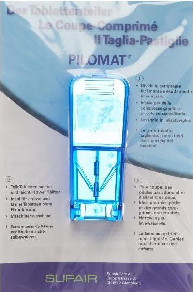 Image du produit Pilomat Diviseur de comprimés bleu