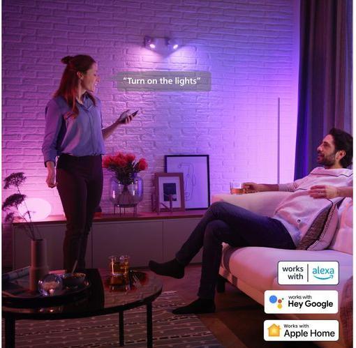 Actual product image Philips Hue 4.2W GU10 2P (GU10, 4.20 W, 400 lm, 2 x, E)