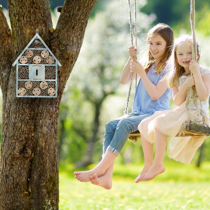 Actual product image Relaxdays Bee hotel (Bee, Wild bees)