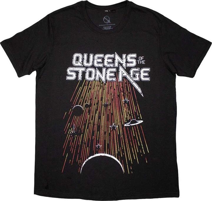 Actual product image Queens Of The Stone Age Unisex Adult Meteor Shower T-Shirt (XL)