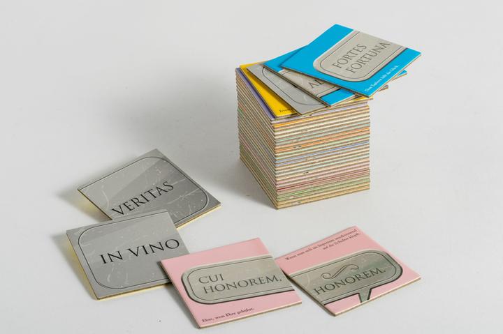 Image du produit In vino veritas Le jeu de la sagesse latine (Allemand)