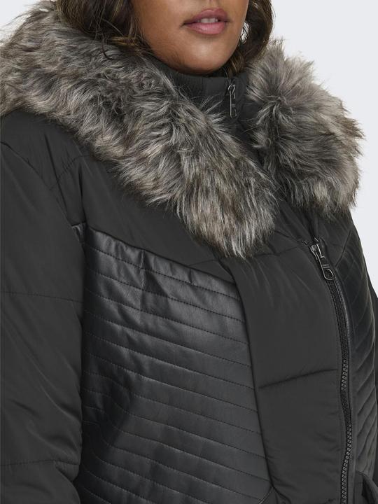 Image du produit Only Manteau à capuche en fourrure Curvy (S)