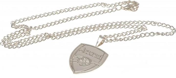 Image du produit Arsenal FC Pendentif et chaîne XL argentés (100% métal)