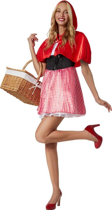 Produktbild tectake Damenkostüm Rotkäppchen (M)
