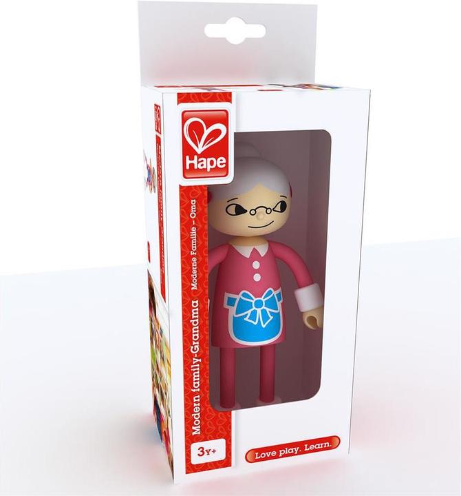 Actual product image Hape Bending doll grandma