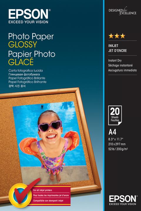 Actual product image Epson Photo Paper Glossy - A4 - 20 sheets (200 g/m², A4, 1 x)