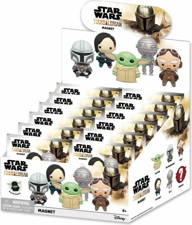 Actual product image Monogram Int. Star Wars: The Mandalorian Relief Magnets Series 1 Display (12) (12 x)