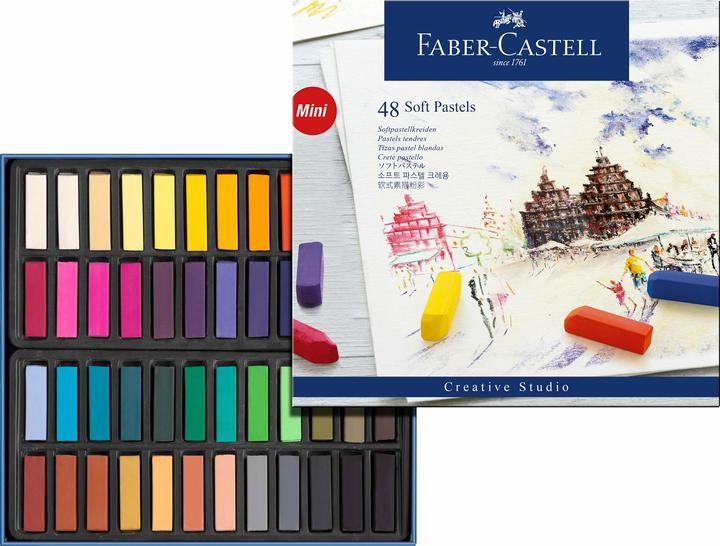 Actual product image Faber-Castell Soft pastel chalks Mini (Multicoloured, 48 x)
