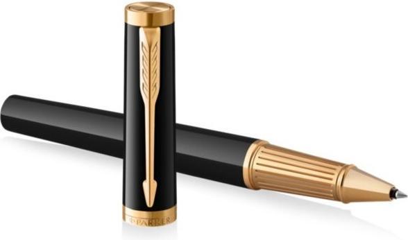 Produktbild Parker Pen PARKER Rollerball Ingenuity Schwarz glänzend GT (F, schwarz) (Gold, Schwarz, 1 x)