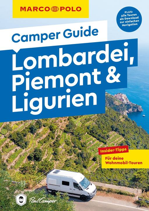 Actual product image Camper Guide Lombardei, Piemont & Ligurien (German, Anne Steinbach, Clemens Sehi, 2023)