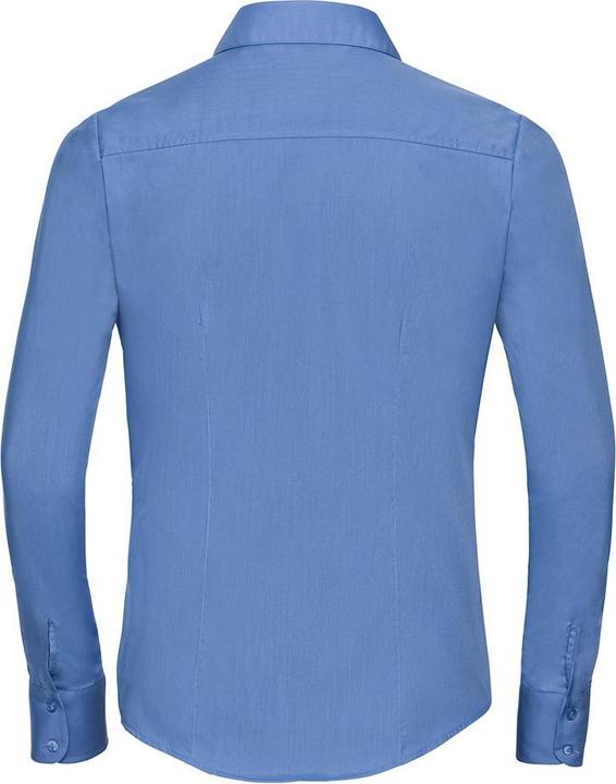 Actual product image Russell Womens/Ladies Poplin Fitted Long-Sleeved Formal Shirt (42 D)