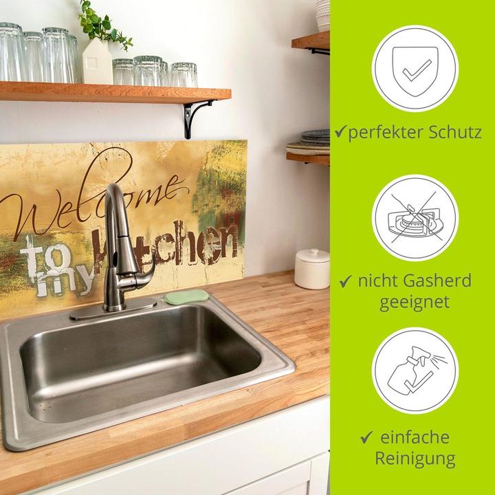 Immagine prodotto Artland Alzatina in alluminio per cucina Benvenuti nella mia cucina