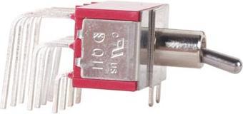 Actual product image Velleman 90° Vertical Toggle Switch 4Pdt On-On