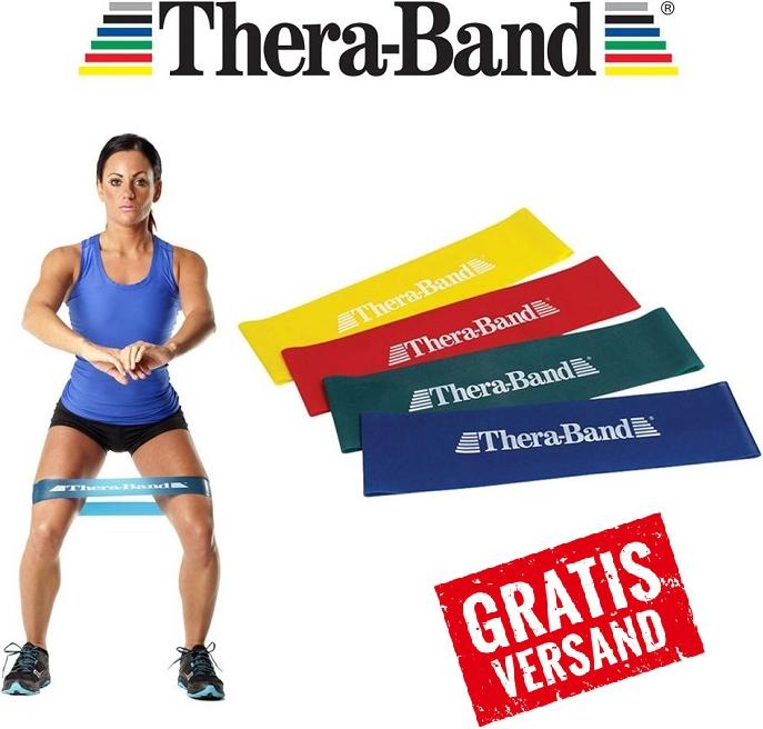 TheraBand Übungsband (0.46 m, Stark, Mittel, Extra Leicht, Leicht)