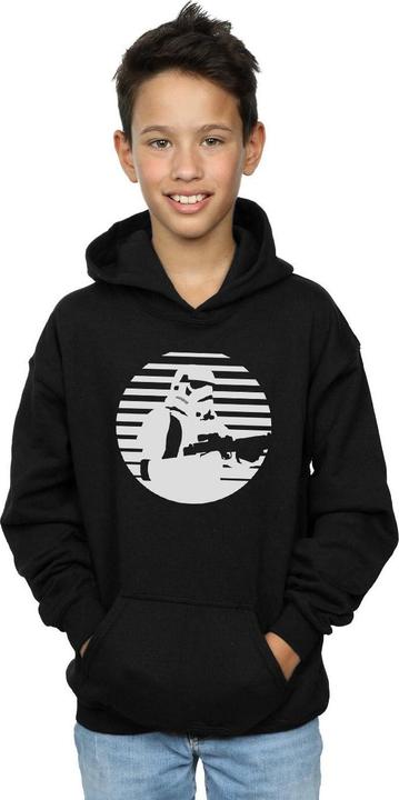 Actual product image Star Wars Boys Stormtrooper Stripes Hoodie (140, 146)