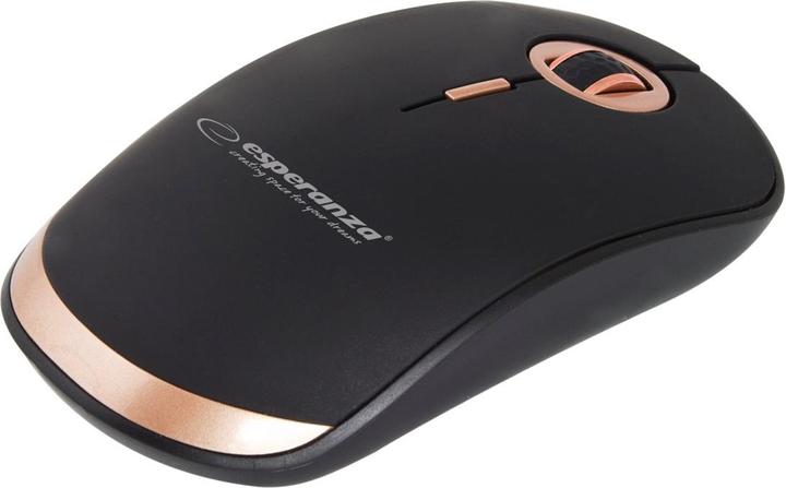 Actual product image Esperanza EM127 Mouse RF Wireless Optical 1600 DPI Black (Wireless)