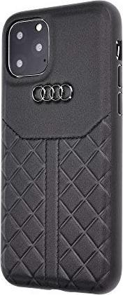 Image du produit Audi Véritable étui rigide en cuir pour iPhone 11 / Xr 6.1" czarny/black AU-TPUPCIP11R-Q8/D1-BK (Apple iPhone 11, Apple iPhone XR)
