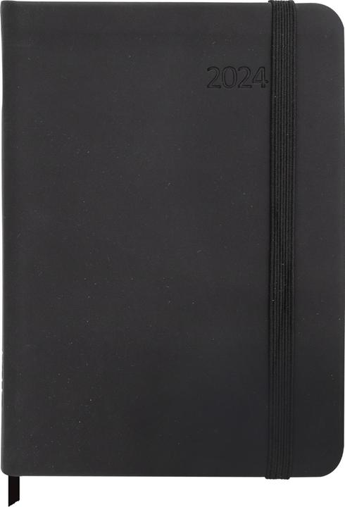 Produktbild Idena Agenda A6 2024 schwarz FSC-Mix