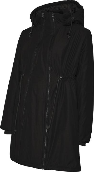 Mamalicious Hood with drawstring ribbed cuffs Coat jacket