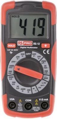 Produktbild Rs Pro Compact Multimeter Manual Ranging (CAT III, CAT II)