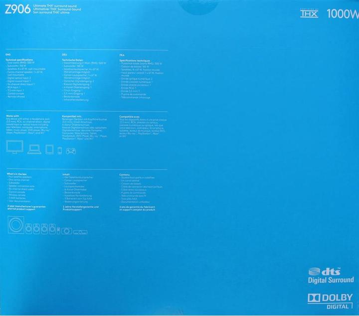 Actual product image Logitech Z906