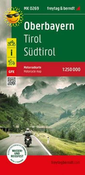 Actual product image Upper Bavaria - Tyrol - South Tyrol, Motorbike