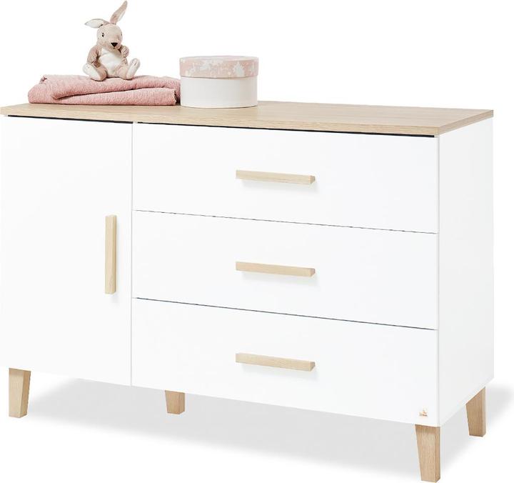 Actual product image Pinolino Kinderzimmer-Set 'Lumi' extrabreit gross, 3-tlg. (Children's wardrobes)