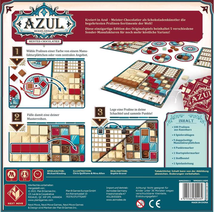 Image du produit Next Move Azul : maître chocolatier (Allemand)