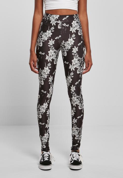 Actual product image Urban Classics Ladies Soft AOP Leggings (S)